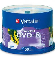 Verbatim DVD+R 16x 4.7GB Printable (50)