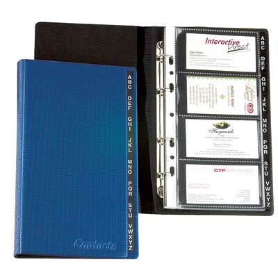 Business Card Holder, With Index. Bantex (5920)
