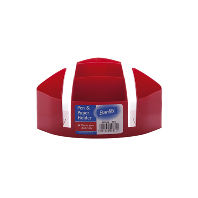 Bantex Desk Tidy & Desk Organiser, B9830 (Red)