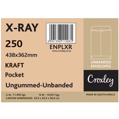 Envelope XRay Croxley Kraft 362mmx438mm ENPLX