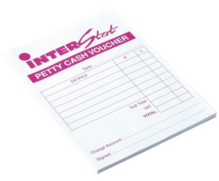 Interstat Petty Cash Pad