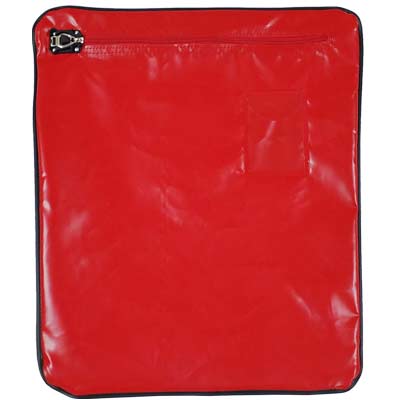 PVC Mail Bags, 380x280mm Red