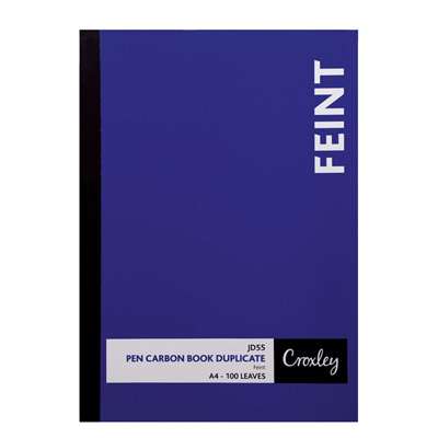 Pen Carbon Book A4 Plain 100pg JD55