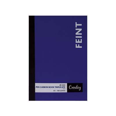 Pen Carbon Book A5 Plain 100pg JD222