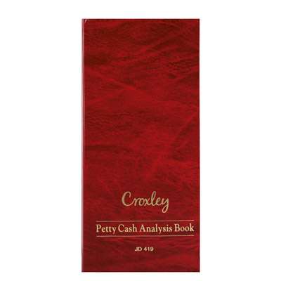 Petty Cash Book 134x297mm, JD419, 6 Columns across 2 Pages