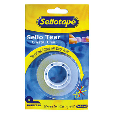 Sellotape No Scissors Tape 18mmx25m