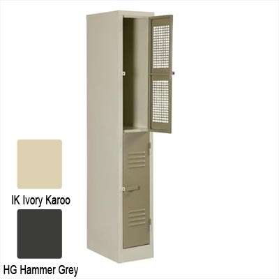2 Compartment Locker-Posting Slot 1800Hx300Wx450D (Ivory&Karoo)
