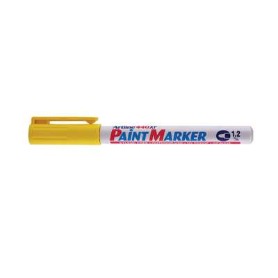 Artline 440 Paint Marker, Permanent Paint-like Ink, Fine Bullet Point (Yellow)