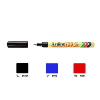 Artline Marker EK725, Extra Fine (Blue)