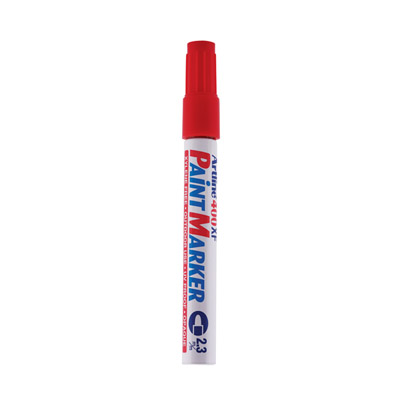 Artline Paint Marker Medium Bullet Point 400 (Red)