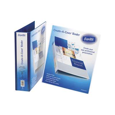 Ringbinder BANTEX CREATE A COVER, A4 40mm 2D (White)