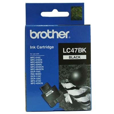 BROTHER Ink Lc-47Bk Black 500 Page Yield Lc47