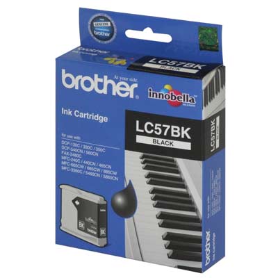 BROTHER Ink Lc-57Bk Black 500 Page Yield Lc57