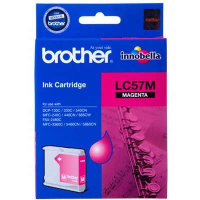 BROTHER Ink Lc-57M Magenta 400 Page Yield Lc5