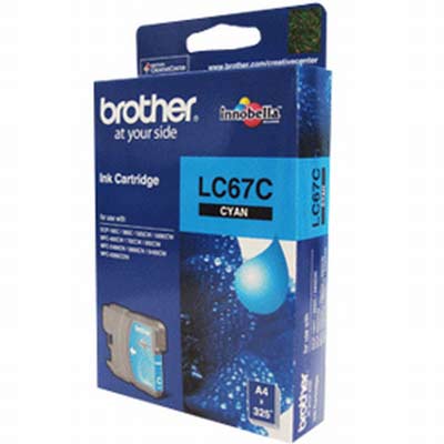 BROTHER Ink Lc-67C Cyan 325 Page Yield Lc67C