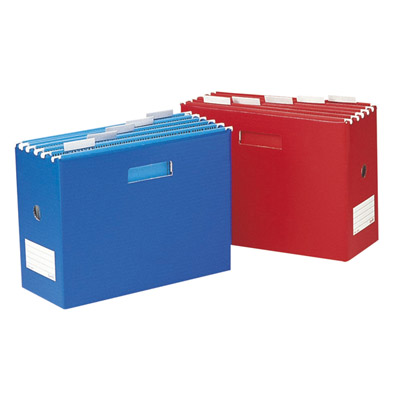 Suspension Portable Bantex A4 File Box with 5 Free