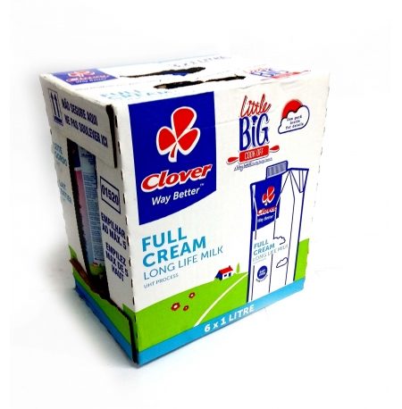 Clover Full Cream 1lt (6)