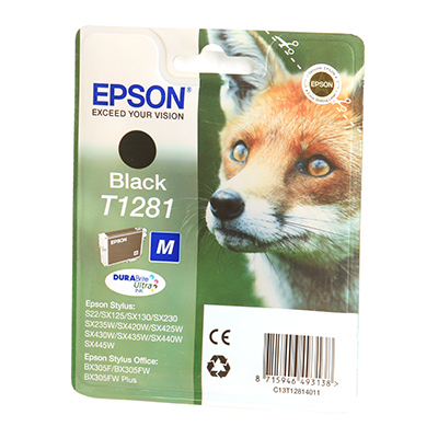 EPSON Ink T12814011 Black Page Yield Varies P