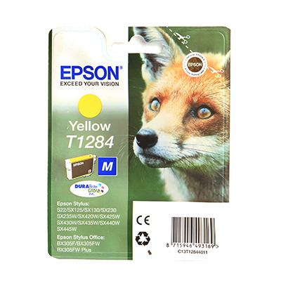 EPSON Ink T12844011 Yellow Page Yield Varies