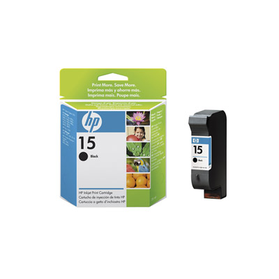 HP #15 Black Ink Cartridge C6615DE