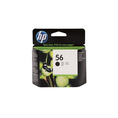 HP #56 Black Ink Cartridge.