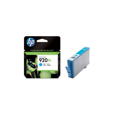 HP #920XL Cyan Ink Cartridge CD972AE