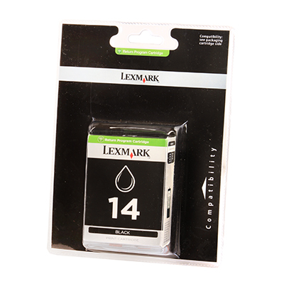 LEXMARK #14 Ret Prog Blk Cartridge L18C2090BP