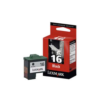 LEXMARK #16 Black Ink Jet Cartridge L10N0016