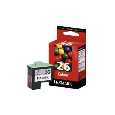 LEXMARK #26 Colour Ink Jet Cartridge L10N0026