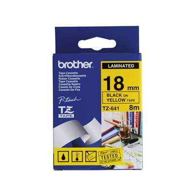 Brother Label Tape P-Touch TZe641 Blk&Yell