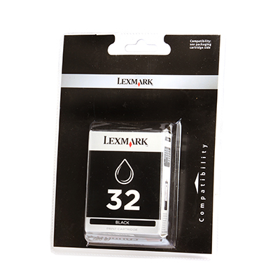 Lexmark 32 L18CX032BP Black Ink Cart Z810
