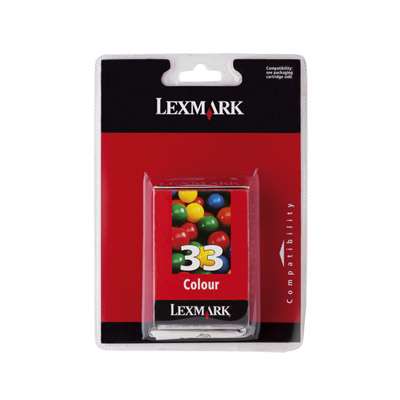 Lexmark 33 L18CX033BP Colour Ink Cart Z812