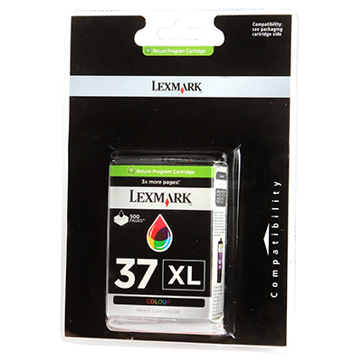 Lexmark 37XL L18C2180BP Ret Prog Cart Col