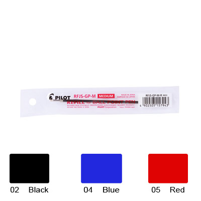 PILOT BPS Ballpen Refill RFJ-GP-FM (Black Med)