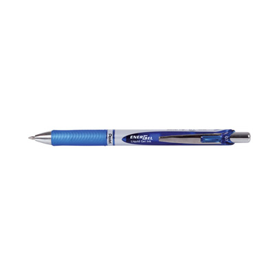 Pentel BL77 Energel Rollerball, Liquid Gel Ink, Medium Nib (Blue)