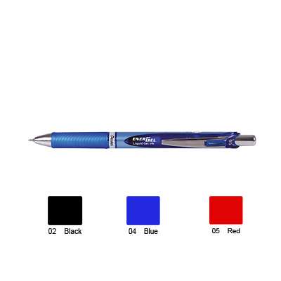 Pentel Energel BLN75 0.5mm Ballpen Gel Ink (Red)