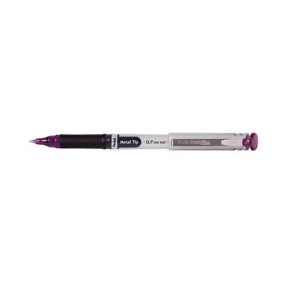 Pentel Energel Roller Pen, Metal Tip (Violet)