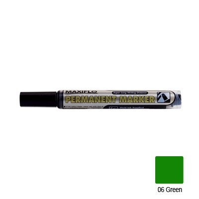 Pentel Maxiflo Marker Bullet Tip Nlf50 Permanent (Green)