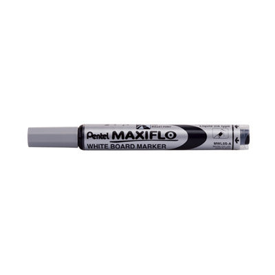 Pentel Maxiflow Whiteboard Marker, Erasable Ink (Black)