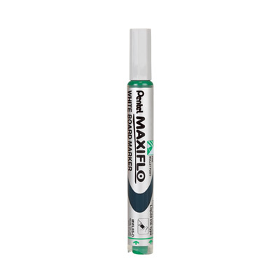 Pentel Maxiflow Whiteboard Marker, Erasable Ink (Green)