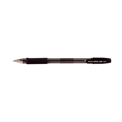 Pilot Ballpen Rubber Grip (Blk Med)