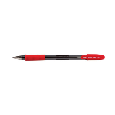 Pilot Ballpen Rubber Grip (Red Med)