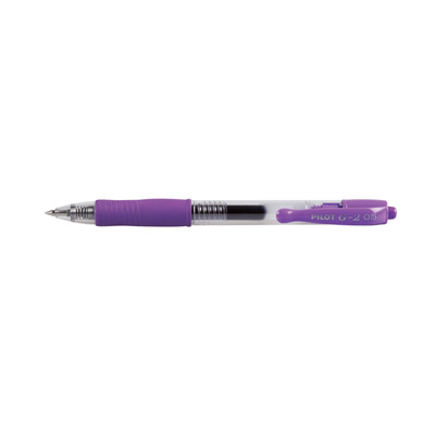 Pilot Bl-G2-5 Rollerball, Retractable, Extra Fine (Violet)