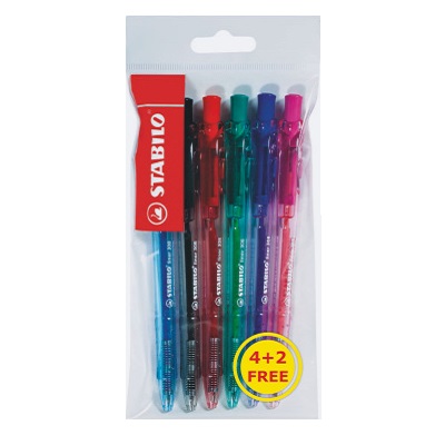 STABILO Ballpen set Liner Retractable - (Asstd)