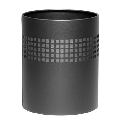 Round Square Punch Waste Bin2400x300H (Krost Black).