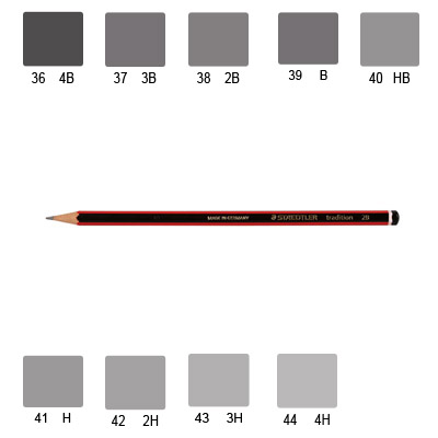 Staedtler 110 Tradition Pencil, Various Grades (2B)