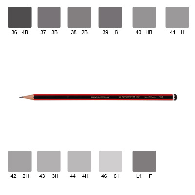 Staedtler 110 Tradition Pencil, Various Grades (4B)