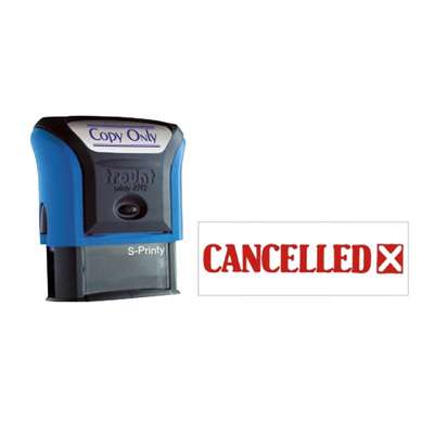 TRODAT Rubberstamp S PRINTY Self Inking "Cancel".