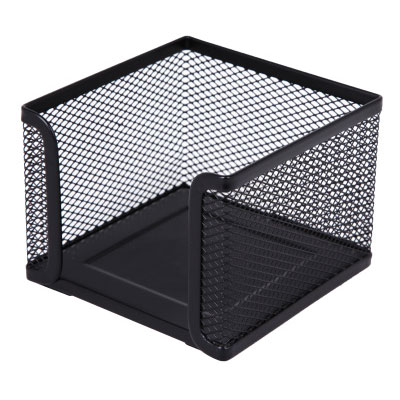 Wire Mesh Desk Cube Holder DLD01- (Black)