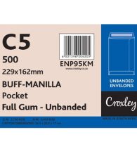 Envelopes 162x229mm, Manilla C5, (ENP95KM)